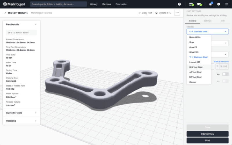 Fibres-continues-Markforged-EIger