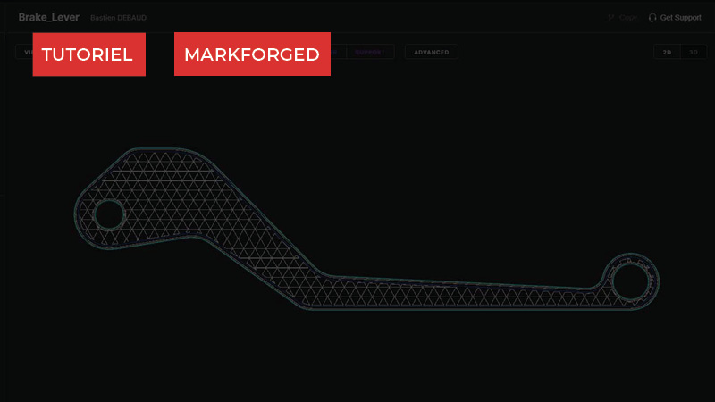 Impression de la fibre continue Markforged