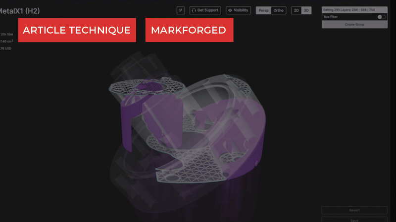 Guide d'impression 3D Markforged pour la conception et la production de pièces finies composites et métal